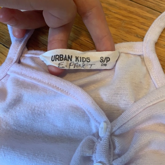 White Urban Kids Tank - Picture 3 of 3